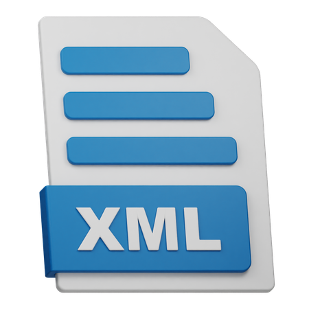 Archivo xml  3D Icon