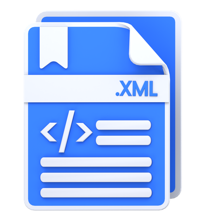 Archivo xml  3D Icon