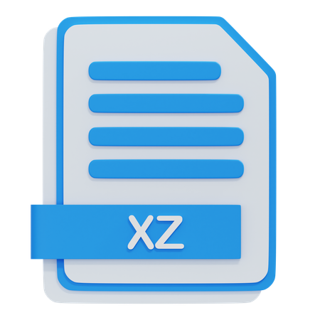 Archivo xz  3D Icon