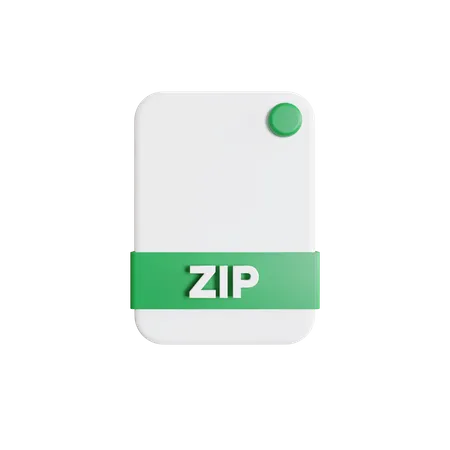 Archivo zip  3D Icon