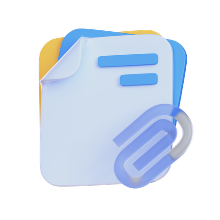 Archivos adjuntos 3D Icon