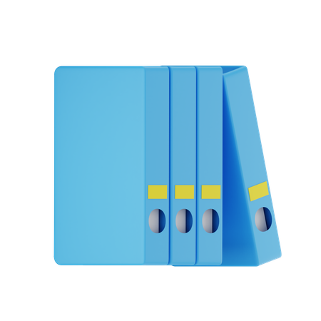 Archivos de oficina  3D Icon