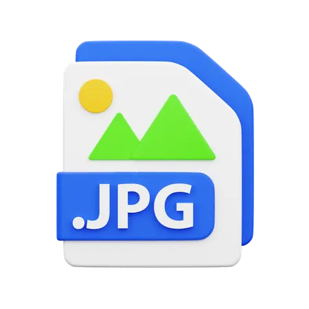 Archivos jpg  3D Icon