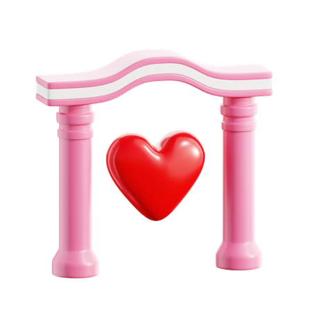 Arco de boda  3D Icon