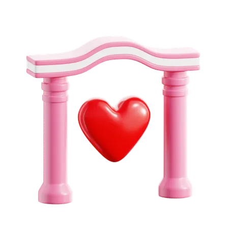 Arco de boda  3D Icon