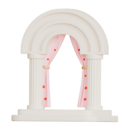 Arco de boda  3D Icon