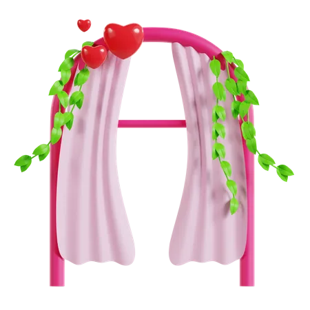 Arco de boda  3D Icon