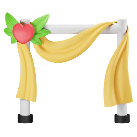 Arco de casamento  3D Icon