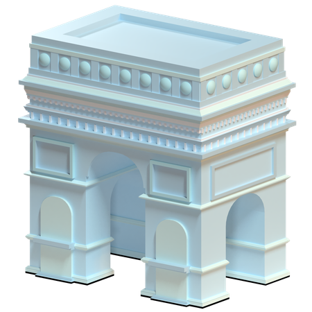 Arco de Triunfo  3D Icon