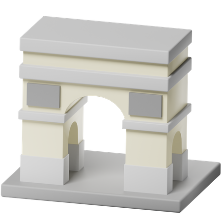 Arco de Triunfo  3D Icon