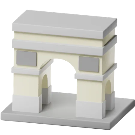 Arco de Triunfo  3D Icon