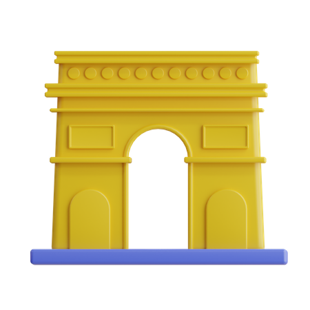 Arco de Triunfo  3D Icon