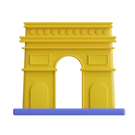 Arco de Triunfo  3D Icon