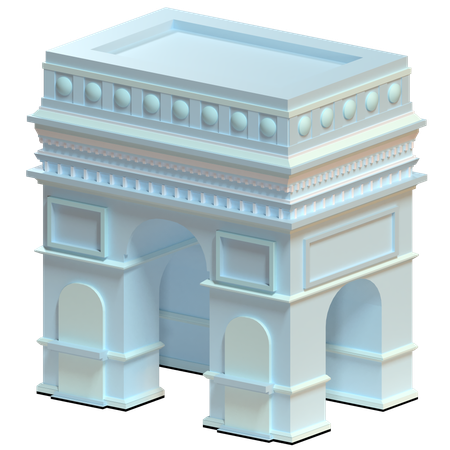 Arco do Triunfo  3D Icon