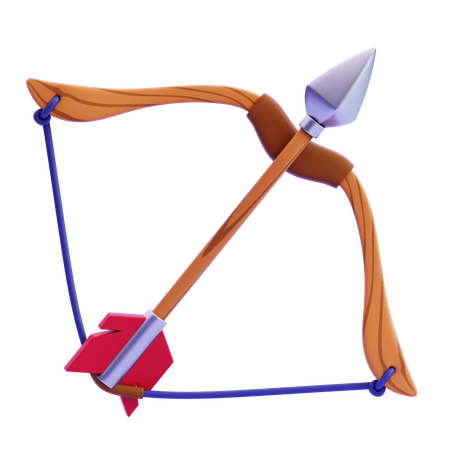 Arco e flecha  3D Icon