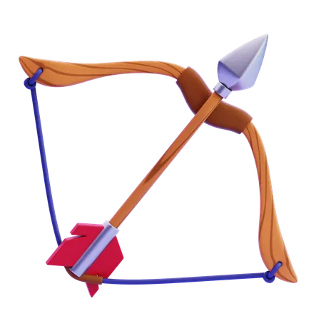 Arco e flecha  3D Icon