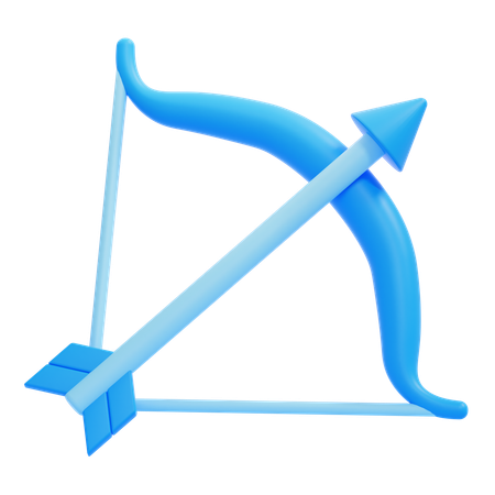 Arco e flecha  3D Icon