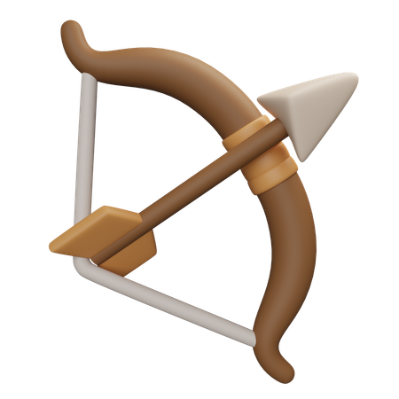 Arco e flecha  3D Icon