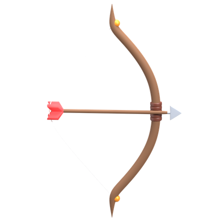 Arco e flecha  3D Icon
