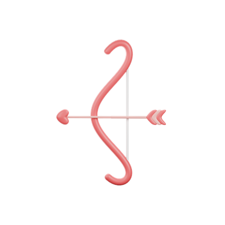 Arco e flecha do amor  3D Icon