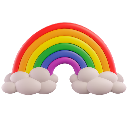 Arco-íris  3D Icon