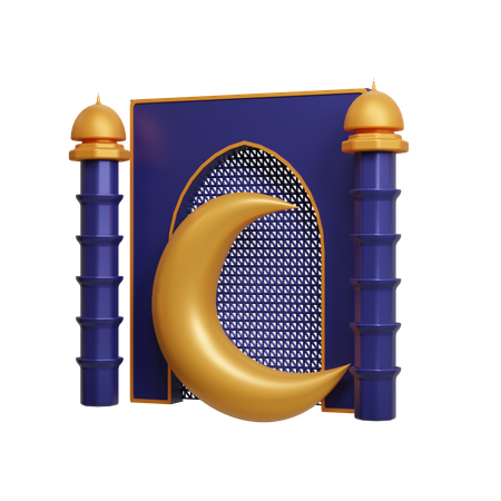 Arco islámico  3D Icon