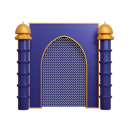 Arco islámico  3D Icon
