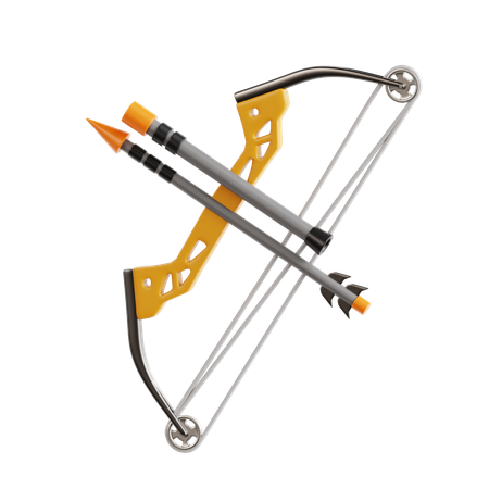 Arco y flecha  3D Icon