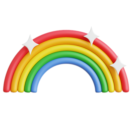 Arcoíris  3D Icon