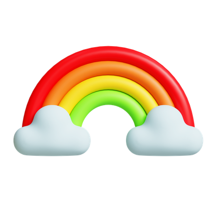 Arcoíris  3D Icon