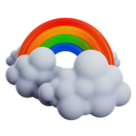 Arcoíris  3D Icon