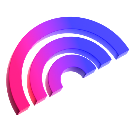 Arcoiris abstracto  3D Icon