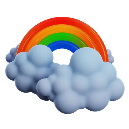 Arcoiris pesado  3D Icon