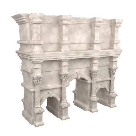 Arcos triunfais  3D Icon