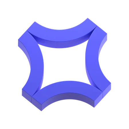 Arcs connectés  3D Icon