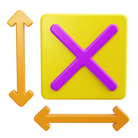 Area  3D Icon