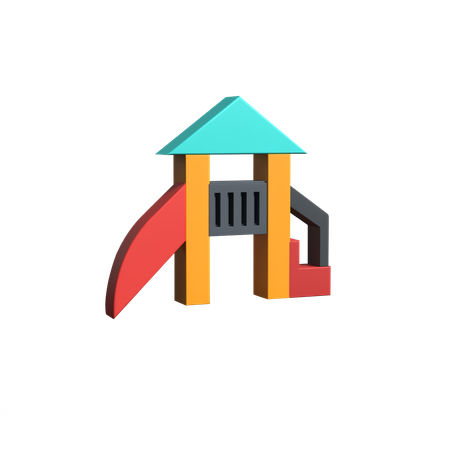 Área de juegos  3D Icon