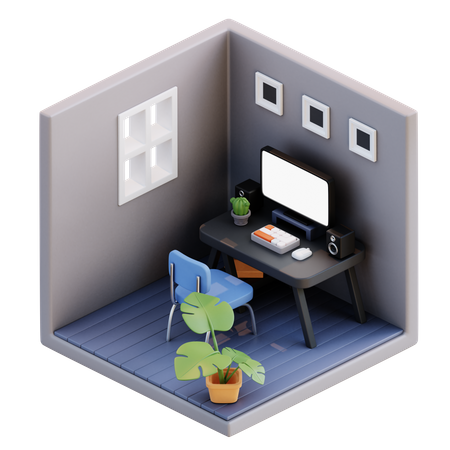 Área de trabalho  3D Icon