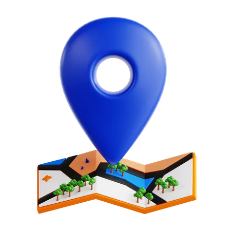 Area Map  3D Icon