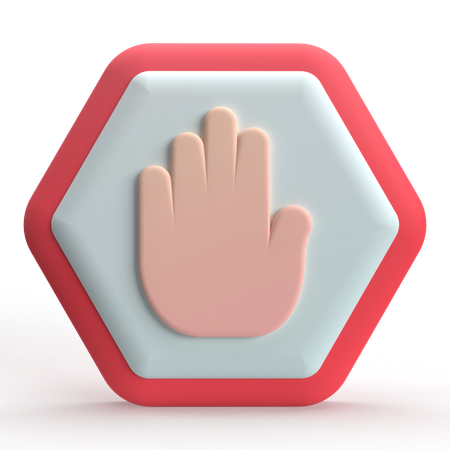 Área restringida  3D Icon