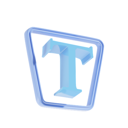Area Type Tool  3D Icon