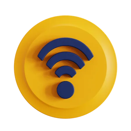 Zona wifi  3D Icon