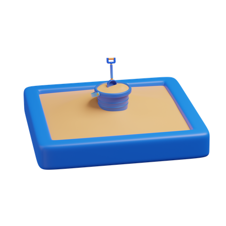 Areia  3D Icon