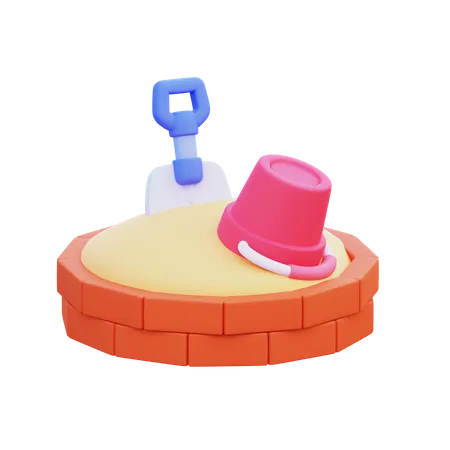 Areia  3D Icon