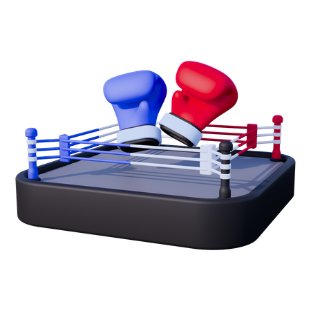 Arena de boxe  3D Icon