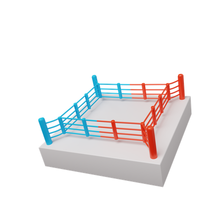 Arena de boxe  3D Illustration