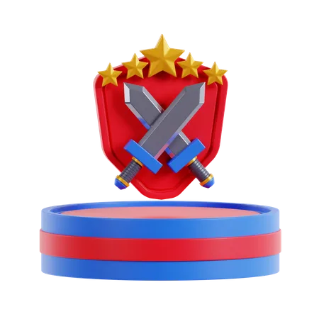 Arena de jogo  3D Icon