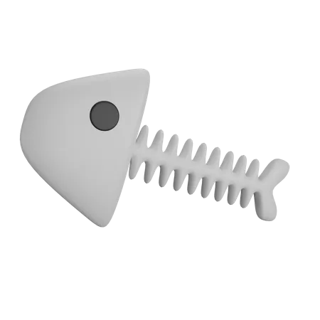 Arête de poisson  3D Icon