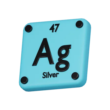 Argent  3D Icon