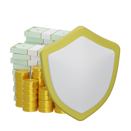 Assurance argent  3D Icon